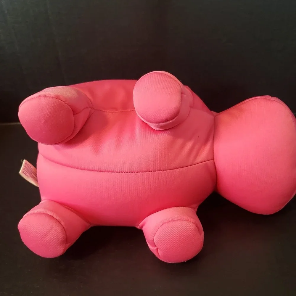 Wishpets Squeezhies‎ Pink Hippopotamus Microbead Stuffed Hippo 2013 RARE FIND